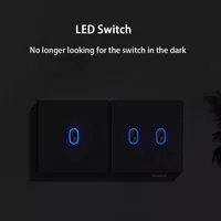 Lampe murale coulissante en verre blanc, interrupteur LED, prise universelle USB Type-C standard UE/Royaume-Uni, luxe IP20, maison, hôtel, bureau, villa