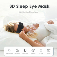 Máscara de Ojos 3D con Peso por Gravedad para Dormir, de Spandex Elástico, Alivia la Presión, con Logotipo Personalizado y Marca Privada, Venta al Por Mayor OEM