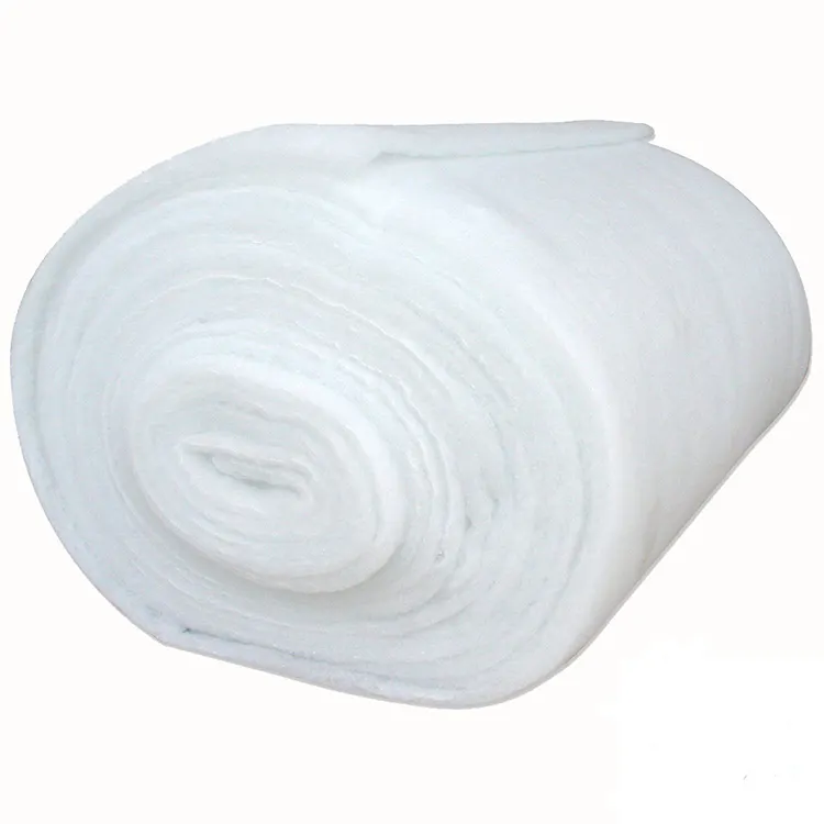 Бесплатный образец, вата из полиэстера, скрепленная хлопком, Нетканая полиэфирная подкладка, вата, используемая для одеял и подушек, сделано в Китае