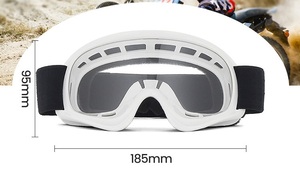Fabricante barato hombres mujeres rojo blanco negro <span class=keywords><strong>motocross</strong></span> <span class=keywords><strong>gafas</strong></span> nieve esquí <span class=keywords><strong>gafas</strong></span> - Product Image 3