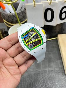 Nouvelle montre tourbillon à succès, de haute qualité, mécanique, luxe, blanc et vert - Product Image 5