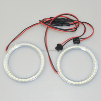 Pièces de véhicule, systèmes d'éclairage automobile, autres accessoires d'éclairage automobile, phares de voiture 75 mm 3528 SMD, anneaux lumineux LED pour voiture, anneaux halo