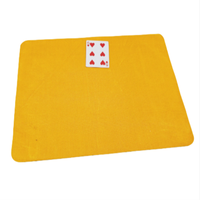 Tapis de jeu de cartes de poker en papier personnalisé (noir) pour les tours de magie de rue, les illusions, les accessoires, les gadgets, les accessoires de magiciens