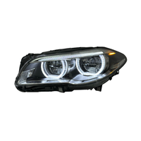 Accessoires automobiles SJC, phare pour BMW Série 5 F10, phares LED RGB, phares améliorés, multicolores, RGB Angel Eyes, ensemble de feux avant