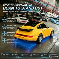 Go Kart Eléctrico Retro Premium Drift, Kart de Carreras Eléctrico para Adultos de Alta Velocidad Modelo 946 911, Velocidad Máxima 80 km/h