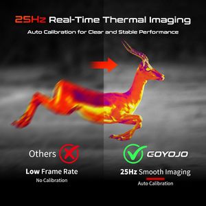 GOYOJO G210 <b>Thermal</b> Monocular 256x192 Infrared Night Vision <b>Camera</b> Scope for Hunting Camping Outdoor Adults - Product Image 5