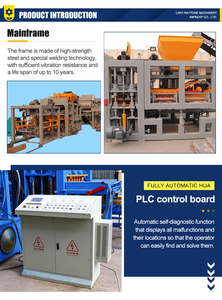 Excellent Quality QT10 - 15 Brick Press, Best-selling New <strong>Concrete</strong> <strong>Block</strong> Making Machine PLC Mold Pump Components - Product Image 3