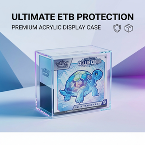 Boîte de présentation en acrylique transparente personnalisée pour boîte de boosters Pokémon ETB Elite Trainer Booster - Product Image 1