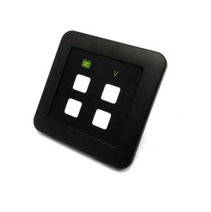 4 Gang anahtarı kontrol kutusu komutanı akıllı dokunmatik ekran anahtarı paneli devre kontrol aydınlatma anahtarı off Road jeep RV kamyon için - Product Image 2