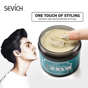 Cera para el cabello mate <span class=keywords><strong>de</strong></span> 80g, etiqueta privada al por mayor, cera <span class=keywords><strong>de</strong></span> control <span class=keywords><strong>de</strong></span> bordes <span class=keywords><strong>de</strong></span> sujeción fuerte, arcilla para peinar el cabello para hombres - Product Image 3