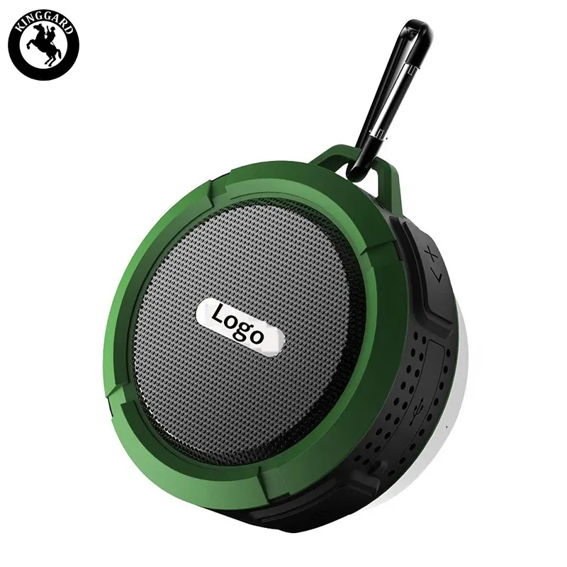 Outdoor speaker black color portable design waterproof wireless speaker colorful