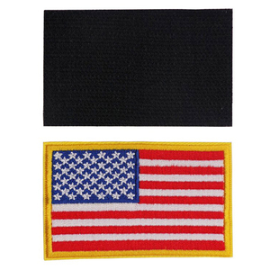 Nationale Vlaggen Ijzer-Op Borduurpatches Geweven Custom Borduurwerk Heat Press Badge Voor Kleding Kralen 3d Borduurpatches - Product Image 3