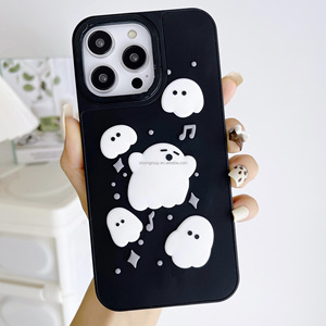 आईफोन 14 15 16 प्रो मैक्स कार्टून डिजाइन फोन के लिए 3 डी वास्तविक सिलिकॉन केस - Product Image 5