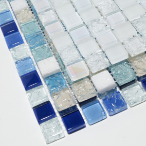 Azulejos de Mosaico de Cerámica con Efecto de Hielo para Cocina, Bar, Sala de Estar, Pared Interior, Pecera, Fondo de Piscina - Diseño Moderno - Product Image 5