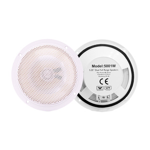 Altavoces Estéreo Marinos Impermeables de 2 Vías y 5.25 Pulgadas H-5001 para Yates, Barcos, Motocicletas, UTV/ATV, Baños y Carritos de Golf - Product Image 1