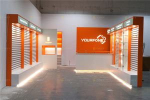 Tùy Chỉnh Thiết Bị Điện Tử Trường Hợp Điện Thoại Cửa Hàng Đồ Nội Thất Điện Thoại Di Động Sửa Chữa Cửa Hàng Hiển Thị Tủ Có Thể Khóa Kính <span class=keywords><strong>Showcase</strong></span> Cho Điện Thoại Di Động Cửa Hàng - Product Image 4