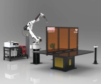Robot de Soldadura de 6 Ejes con Software de Programación Fuera de Línea y Simulación para una Programación Eficiente en el Tiempo