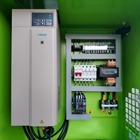 Compresseur d'air à vis Panrui 15kW 20HP 7-13 Bar 100% air pur ISO 8573 Classe 0, alimentation en eau, sans huile, pour applications alimentaires et médicales