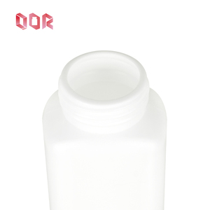 White Square Customized Capsule <b>Bottle</b> Pharmaceutical Packaging HDPE Plastic Capsule For Health Products With Flip top Cap - Product Image 4
