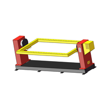 Positionneur de soudage robuste à axe unique avec extrémité de commande et support réglable pour l'automatisation de la soudure de tuyaux et de cylindres