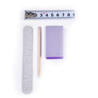 Venta caliente Profesional Desechable 3-en-1 Kit de manicura Básico de 3 piezas Juego de cuidado de uñas