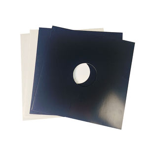 <span class=keywords><strong>Album</strong></span> vinyle <span class=keywords><strong>LP</strong></span> 350gsm couvre vestes 12in Vinyl Record Sleeves Heavyweight Carton Record Jacket avec trou - Product Image 1
