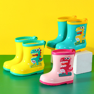 男童女童婴儿幼儿防水防滑过膝雨鞋保暖水鞋 - Product Image 1