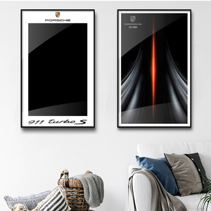 Phòng khách thể thao đua xe Khung ảnh trang trí tường khối xây dựng 40 mảnh ABS nhựa 1:8 quy mô tự làm đồ chơi phòng ngủ unisex 14 - Product Image 3