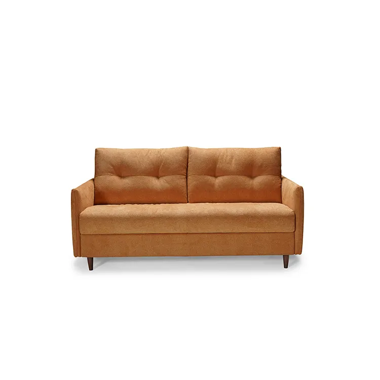 Made In Italy living room furniture customized color and size Italian upholstered 2 seater modern sofa bed