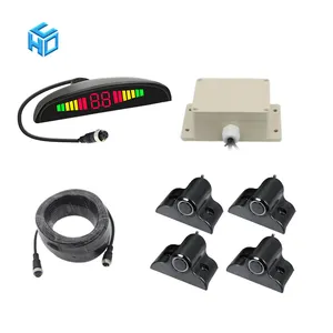 卡车数字4传感器停车辅助/彩色倒车停车传感器LED/LCD停车传感器系统