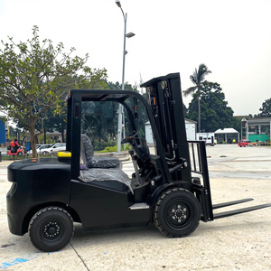 ס מוסמך 3.0 טון שטח קשה דיזל מלגזה לשימוש חיצוני 7m גובה הרמה המרבי עבור מנוע בנייה - Product Image 1