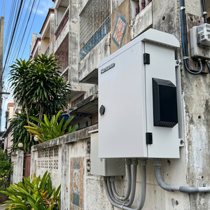 Scatola Elettrica <span class=keywords><strong>da</strong></span> <span class=keywords><strong>Esterno</strong></span> con Termostato, Ventilatore e Contenitore Metallico per Elettronica, Ideale per Aree ad Alta Temperatura - Product Image 4