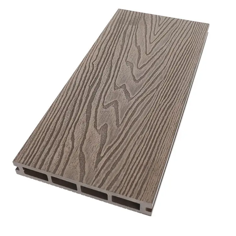 डब्ल्यूपीसी आउटडोर लकड़ी प्लास्टिक डेकिंग मिश्रित आउटडोर डेक टाइल लकड़ी का फर्श डेक फर्श आउटडोर