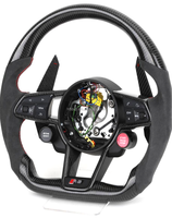 Volant en fibre de carbone pour Audi A3 A4 A5 A6 S3 S4 RS5 Q5 TT TTS TTRS R8 Style Retrofit