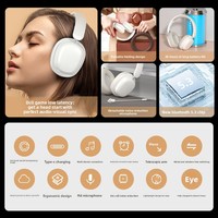 Nouveau best-seller transfrontalier : Casque de jeu sans fil supra-auriculaire 5.3 avec ANC et microphone intégré, modèle exclusif de marque