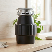 Pengolah Sampah Dapur Chenkai Electrical CK-BLE-550 Bahan Stainless Steel untuk Wastafel Rumah Tangga dengan Motor BLDC Kontinu 0.75HP 3500 RPM