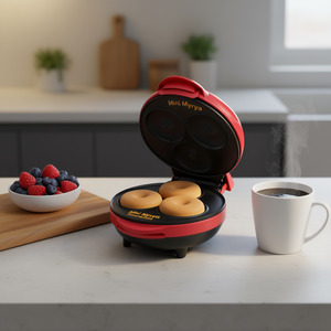 Máquina para Hacer Mini Donas Myrva, Redonda, Eléctrica, con Revestimiento Antiadherente, para Uso en Panadería - Product Image 2