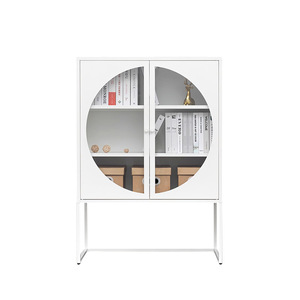 Armadietto di stoccaggio in ferro a gambe alte in stile nordico lato casa da pranzo e portariviste multistrato <span class=keywords><strong>per</strong></span> balcone <span class=keywords><strong>per</strong></span> l'ingresso del soggiorno - Product Image 1