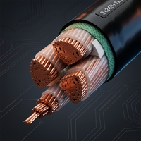 Cable de Alimentación de Cobre Armado con Alambre de Acero YJV XLPE PVC 0.6/1kV para Suministro Eléctrico en Plantas de Procesamiento de Petróleo, Gas y Petroquímicos