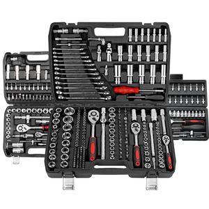 Juego de Llaves de Tubo de 216 Piezas, 72 Dientes, 1/4, 3/8 y 1/2 Pulgadas, Acero CR-V, Kit de Herramientas Mecánicas para Reparación de Automóviles, OEM/ODM - Product Image 5