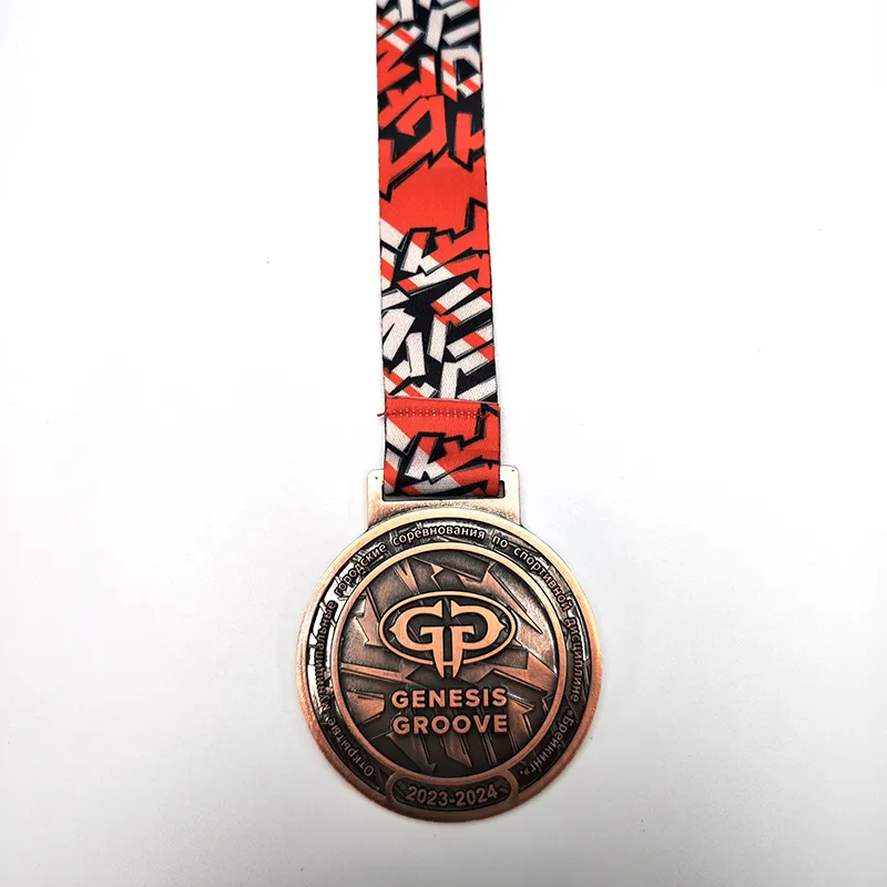 Fabricante Custom Design Fiesta Medalha Lembrança Metal Esmalte 3D Carnaval Medalhas