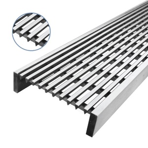 Grille de drainage paysagère en acier inoxydable, ajustement parfait entre <span class=keywords><strong>pelouse</strong></span> et allée en béton - Product Image 4
