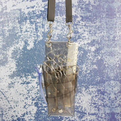 Sacs de ciseaux transparents noirs