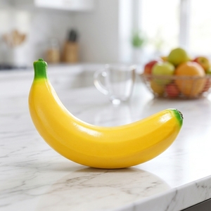 Jouet Squishy Banane en Caoutchouc Extensible Rempli de Sable, Jouet Anti-Stress TPR à Presser pour Adultes et Enfants - Product Image 6