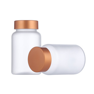 Bán buôn 40ml 150ml rõ ràng mờ dược phẩm thủy tinh thuốc viên bổ sung viên nang với nắp nhôm - Product Image 5