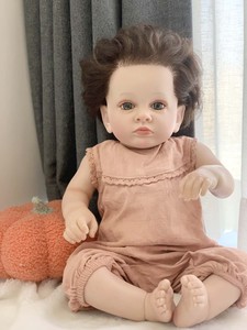 Simpatiche bambole rinate giocattoli smaltati bambini bambina che dorme <span class=keywords><strong>principessa</strong></span> di plastica morbida - Product Image 2
