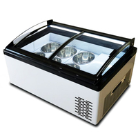 Congelador Exhibidor de Gelato y Helado Kolice KTG-108 de 6 Bandejas, Una Puerta, Temperatura Única, para Mostrador, 110V/220V, Certificado CE