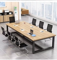 Tables de conférence en forme de I Mobilier de bureau Bureau multifonctionnel Salle de réunion Mobilier de bureau de luxe Table de salle de réunion