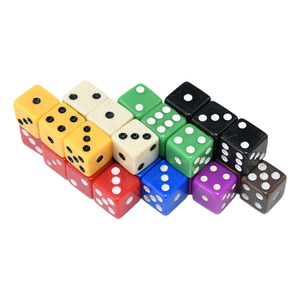 Custom <strong>Mini</strong> Different Solid Colored Plastic Polyhedral Acrylic <strong>Dice</strong> For Gambling Game - Product Image 4
