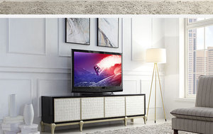 Soporte de Tv de estilo americano, mesa de consola de Tv, mueble de sala de estar, espacio de almacenamiento Extra grande, muebles de dormitorio de madera modernos - Product Image 5